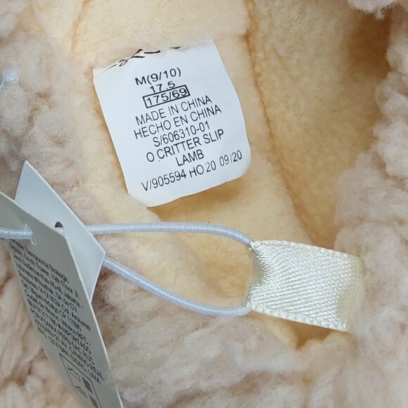 'OLD NAVY' O CRITTER 'LOVEY LAMB' SLIPPERS SHERPA LINED PILLOW SOFT - Picture 10 of 16